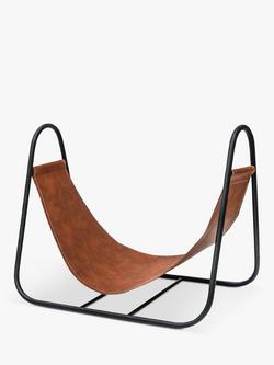 Ivyline Luxury Log Holder, Black - view 2, Black