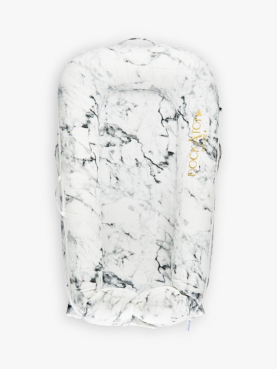 DockATot Deluxe+ Carrara Marble Baby Pod, 0-8 months