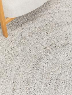 John Lewis Braided Performance Indoor/Outdoor Rug - view 2, Marl Grey