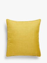 John Lewis ANYDAY Herringbone Throw Mustard