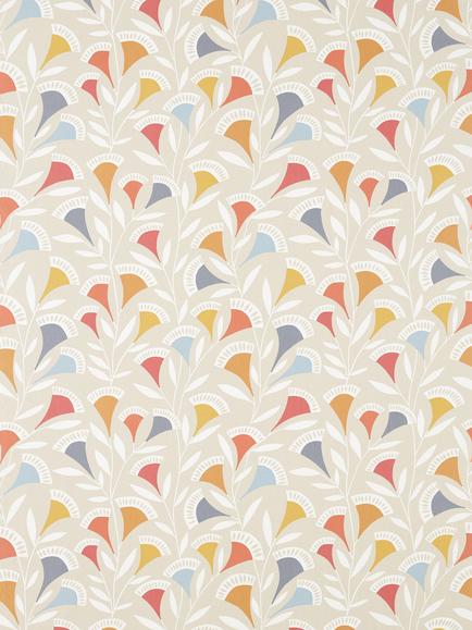 Scion Noukku Furnishing Fabric, Wtrmln/Tange/Sl