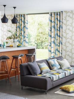 Scion Ocotillo Furnishing Fabric - view 2, Marine