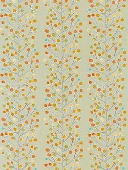 Scion Berry Tree Furnishing Fabric, Neut/Tang/Pwdrbl/Le