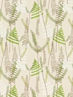 Scion Athyrium Furnishing Fabric, Hessian/Apple/Pebble