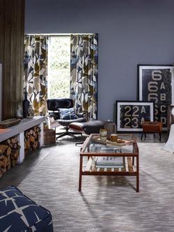 Scion Baja Furnishing Fabric - view 2, Cinnamon