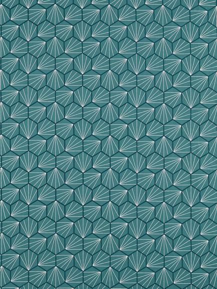 Scion Aikyo Furnishing Fabric, Teal