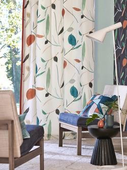 Scion Oxalis Furnishing Fabric - view 2, Pimento/Marine