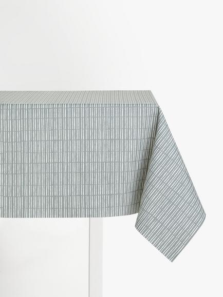John Lewis Bamboo Oilcloth Tablecloth Fabric, Storm