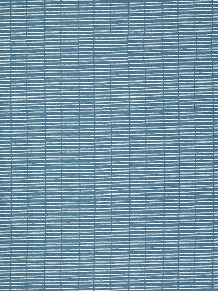 John Lewis Bamboo Oilcloth Tablecloth Fabric - view 2, Bluestone