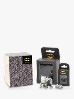 Royal Selangor Mini Batman Figurine and Lapel Pin Set - view 2, Silver