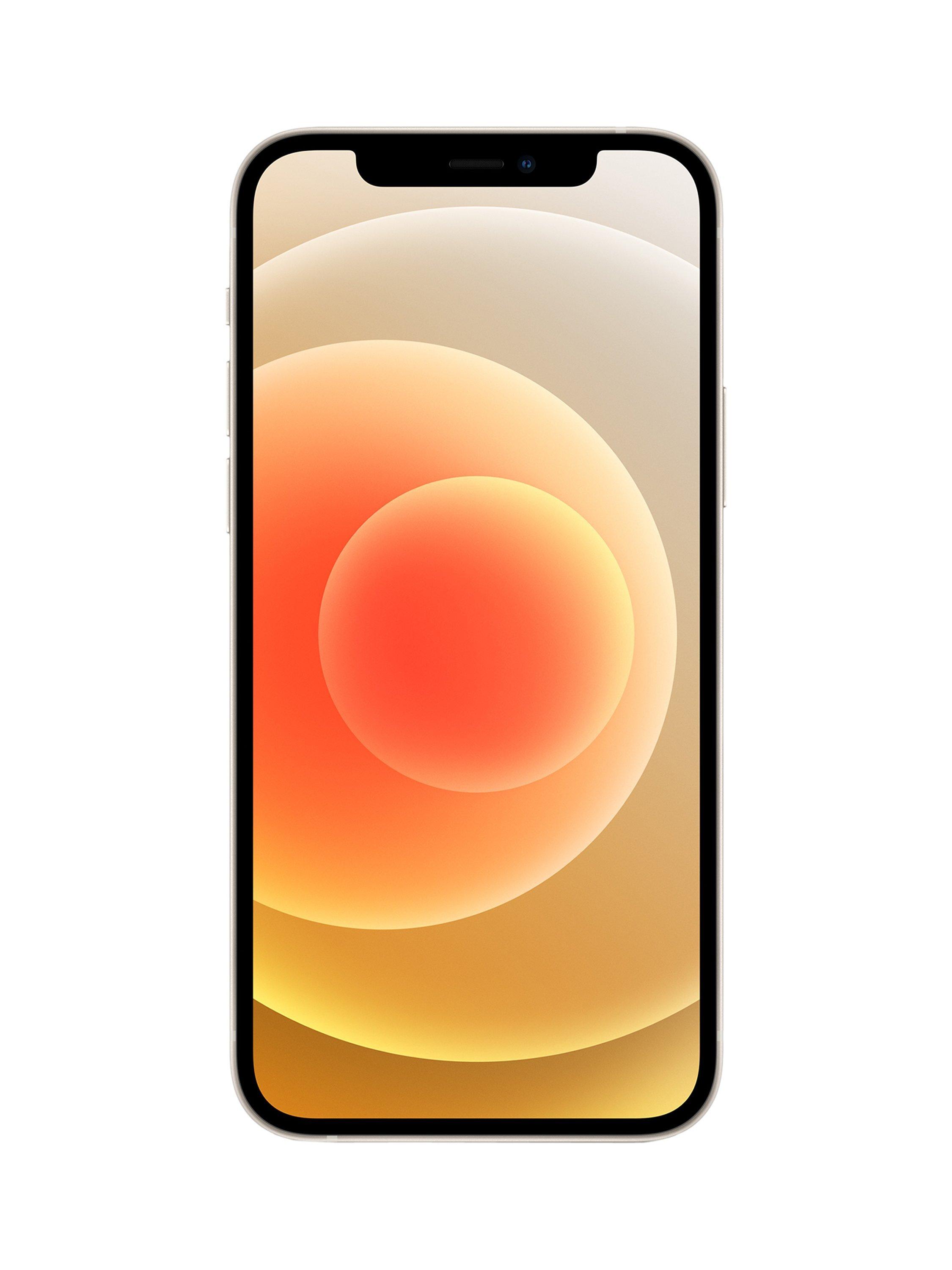 Apple iPhone 12, iOS, 6.1", 5G, SIM Free, 128GB, White