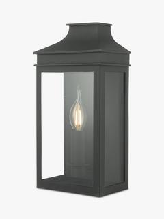 Där Vapour Single Outdoor Wall Light, Black