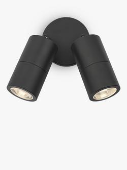Där Ortega LED Double Outdoor Wall Light, Black
