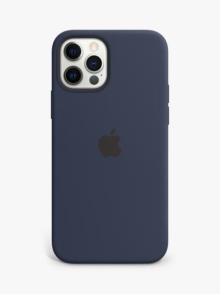 Apple Silicone Case with MagSafe for iPhone 12 / 12 Pro (2020) - view 2, Deep Navy