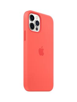 Apple Silicone Case with MagSafe for iPhone 12 / 12 Pro (2020), Pink Citrus