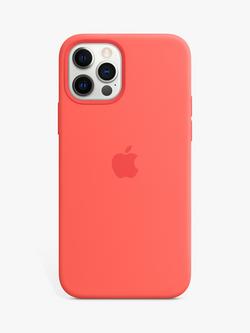 Apple Silicone Case with MagSafe for iPhone 12 / 12 Pro (2020) - view 2, Pink Citrus