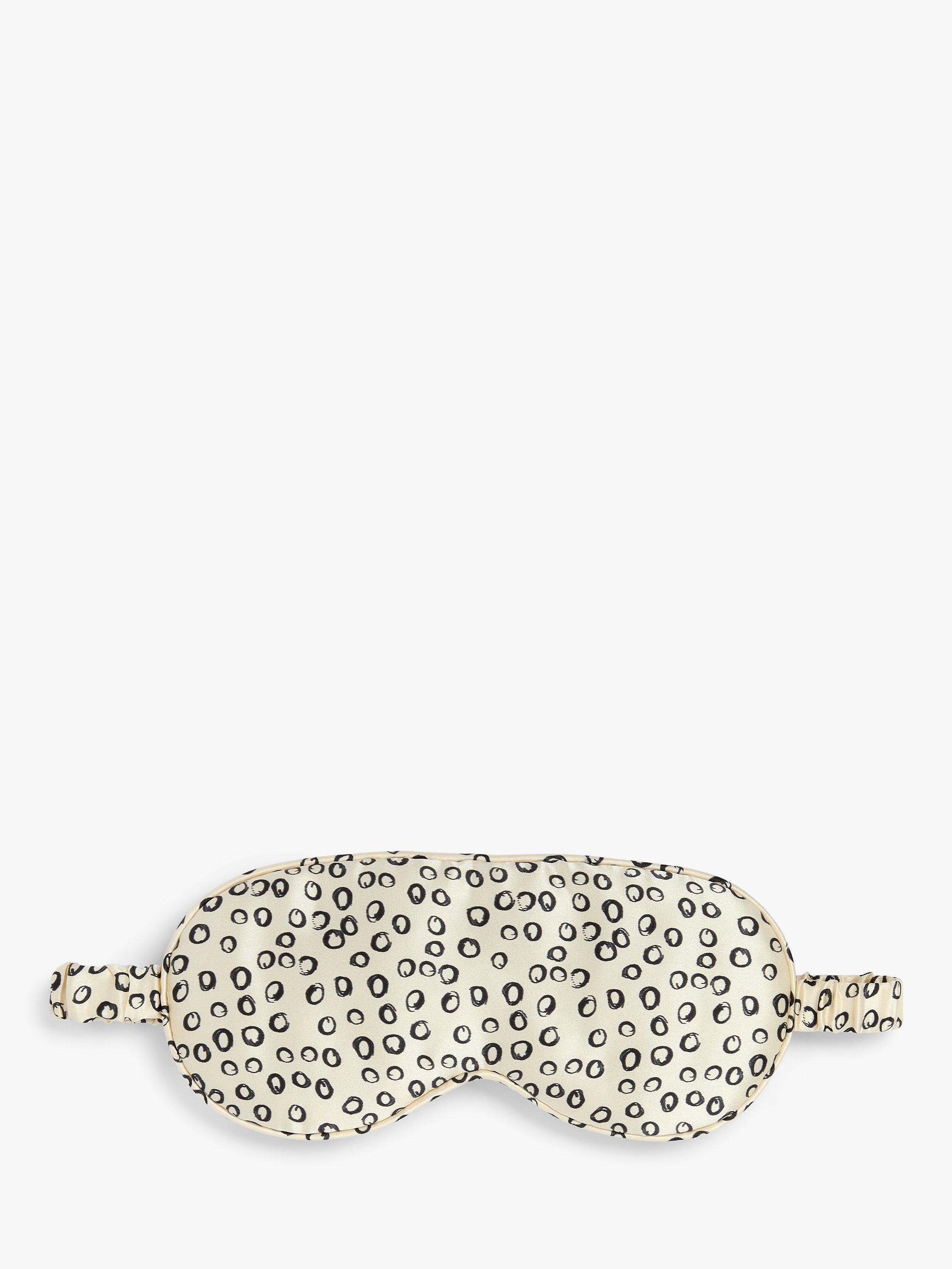 Mother of Pearl Organic Silk Eye Mask, Cream