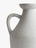 John Lewis Portobello Earthenware Vase with Handles, H23cm, Natural