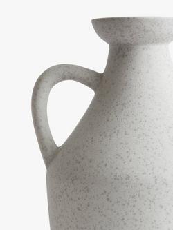 John Lewis Portobello Earthenware Vase with Handles, H23cm, Natural - view 2, Natural