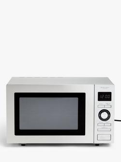 John Lewis JLSMWO09 25 Litre Microwave, Stainless Steel