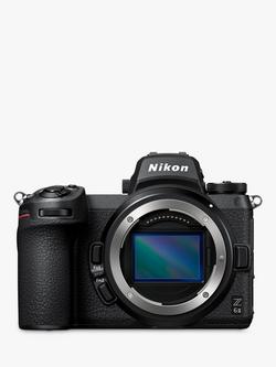 Nikon Z6 II Compact System Camera, 4K UHD, 24.5MP, Wi-Fi, Bluetooth, OLED EVF, 3.2" Tiltable Touch Screen, Body Only, Black