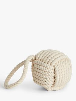 John Lewis Round Rope Door Stop, Natural