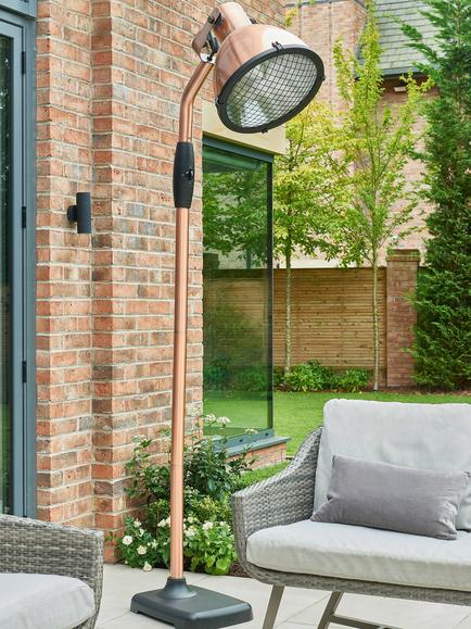 KETTLER Kalos Copper Freestanding Patio Heater, 230cm - view 2, Copper