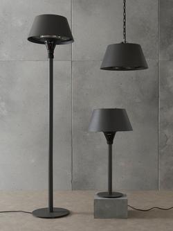 KETTLER Kalos Terrace Hanging Pendant Electric Patio Heater - view 2, Metallic