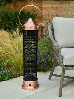 KETTLER Kalos Copper Lantern Electric Patio Heater, Large - view 2, Copper