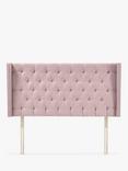 John Lewis Harlow Strutted Upholstered Headboard, Large Emperor