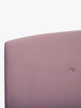 John Lewis Grace Full Depth Upholstered Headboard, King Size, Deep Velvet Heather