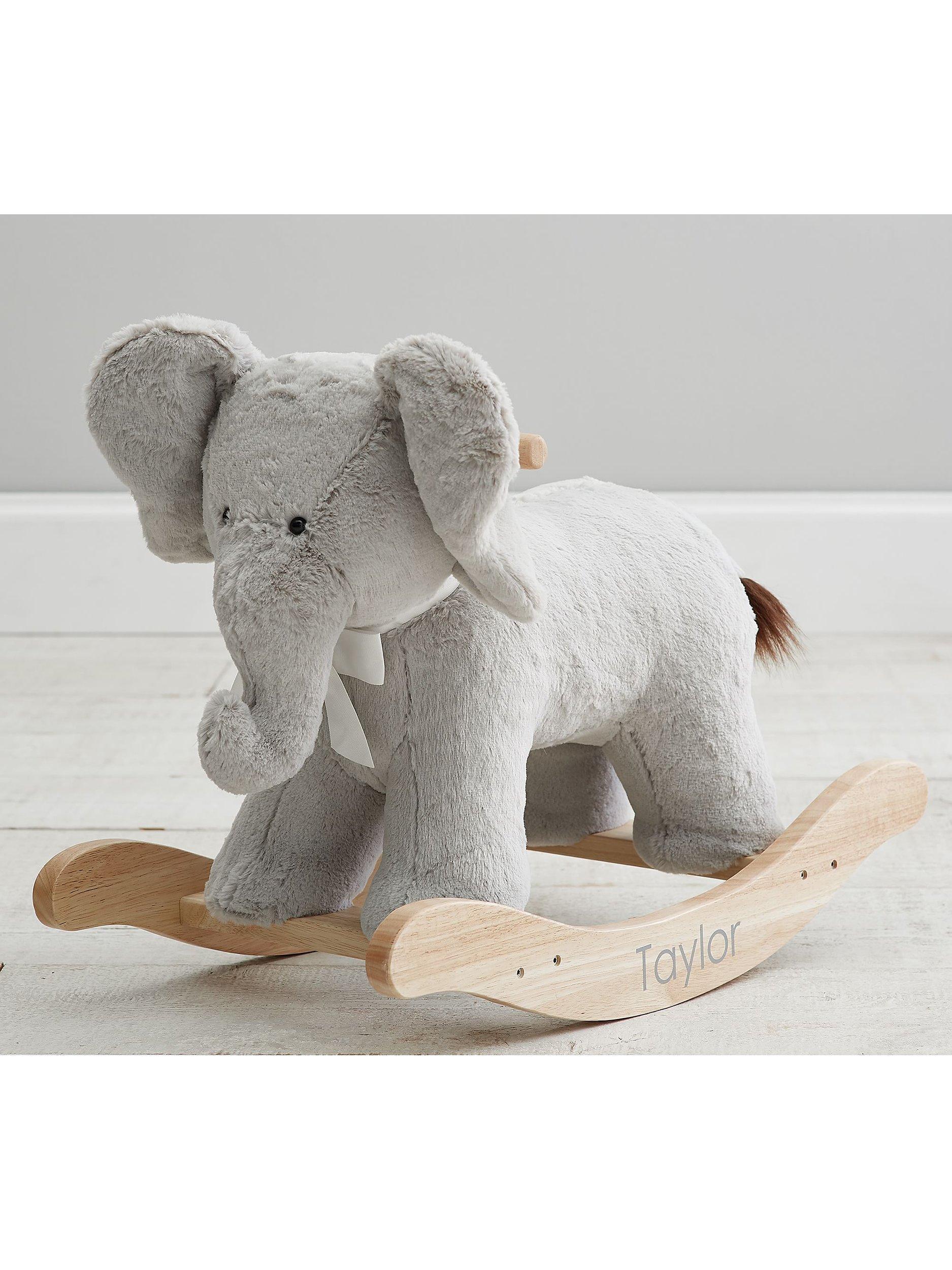 Pottery Barn Kids Plush Elephant Rocker