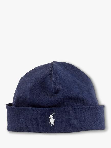 Polo Ralph Lauren Baby Solid Logo Hat, French Navy, French Navy