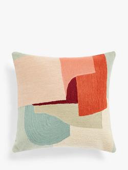 John Lewis Collage Blocks Cushion, Multi, Multi