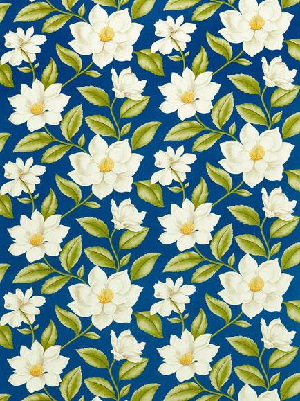 Sanderson Grandiflora Furnishing Fabric, Bright Blue