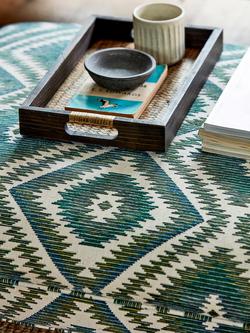 Sanderson Kelim Furnishing Fabric - view 2, Celeste