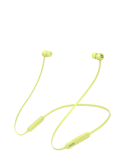 Beats Flex Wireless Bluetooth In-Ear Headphones with Mic/Remote, Yuzu Yellow