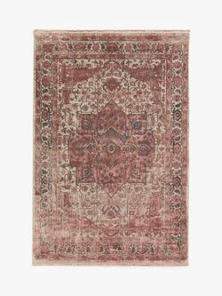 John Lewis Medallion Fade Rug, L340 x W240 cm, Pink