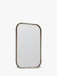 John Lewis Logan Rectangular Metal Frame Wall Mirror, 95.5 x 65.5cm