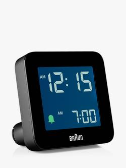 Braun BC09 Large Digital Alarm Clock - view 2, Black