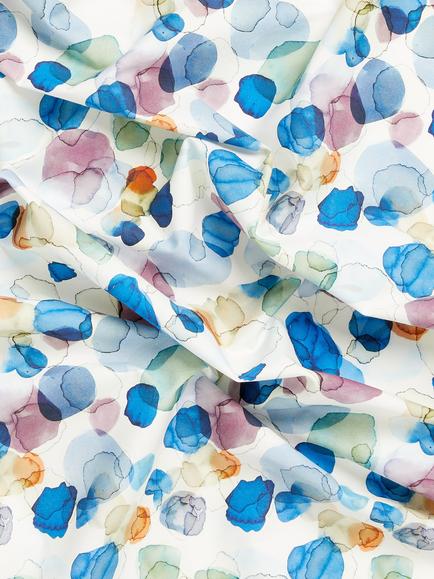 John Lewis Ink Spot Print Fabric, Multi - view 2, Multi