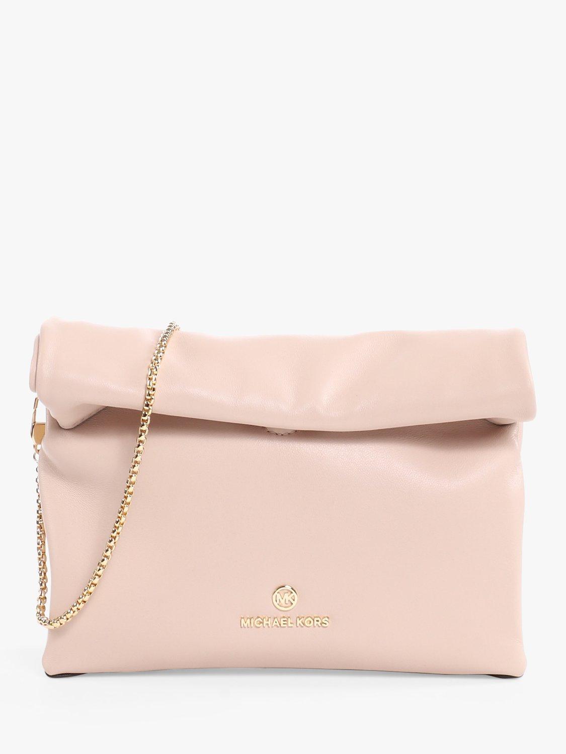 MICHAEL Michael Kors Lola Small Leather Cross Body Bag, Soft Pink
