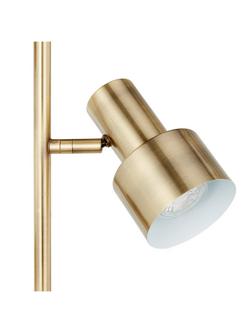 John Lewis Shelby Floor Lamp, Brass - view 2, Brass