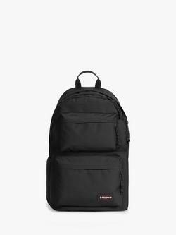 Eastpak Double Front Pocket 13" Laptop Backpack, 24L, Dark Grass, Black