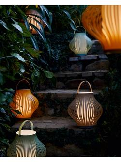 John Lewis Harmony LED Colour Changing Outdoor Lantern - view 2, Agave