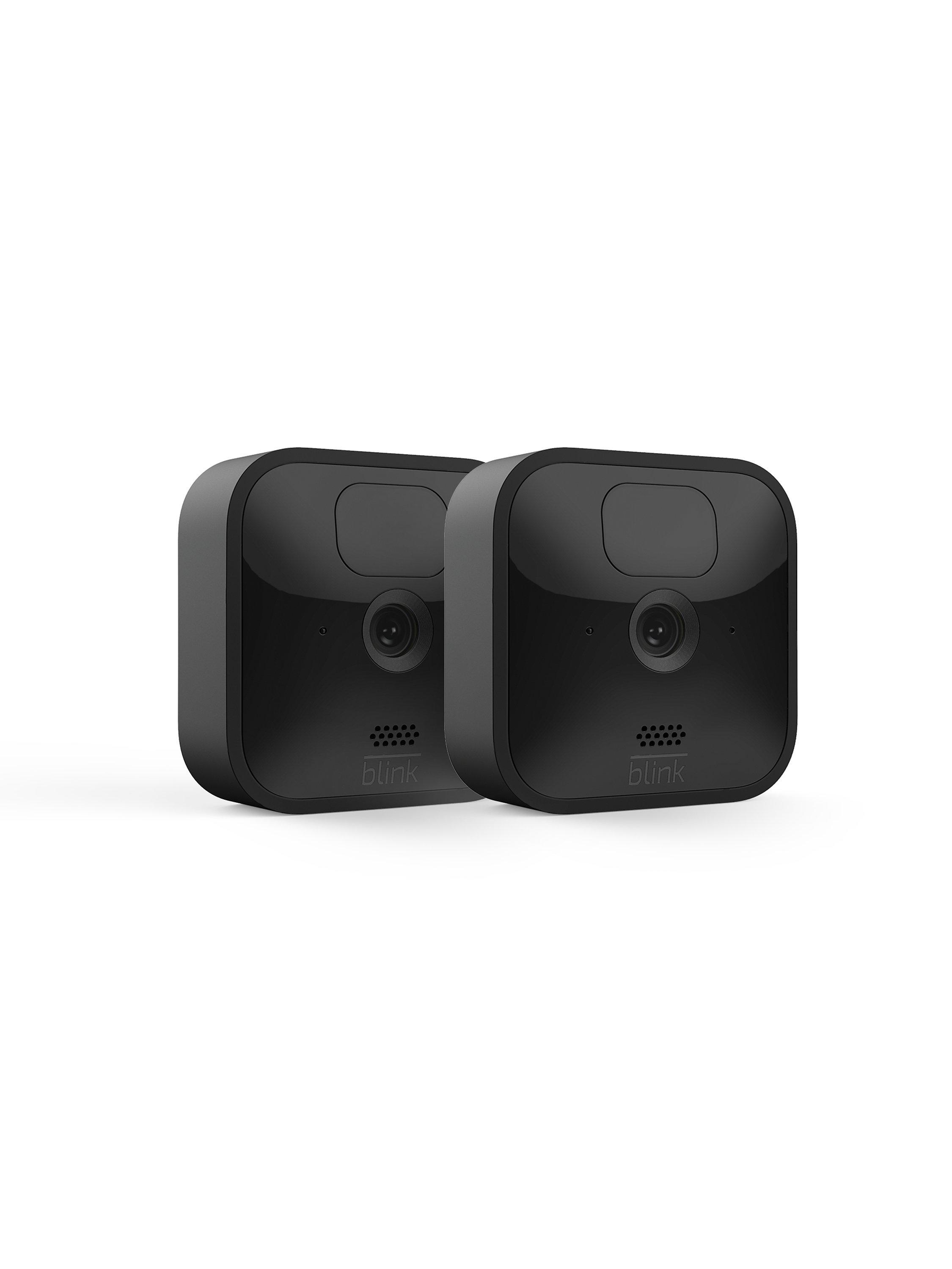 Blink Outdoor Wireless Battery Smart Security System with Two HD Cameras, Black