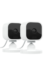 Blink Mini Indoor Plug-in Smart Security HD Camera, Pack of 2