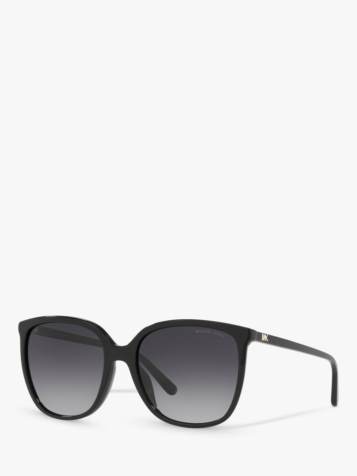 Michael Kors MK2137U Women s Anaheim Polarised Square Sunglasses Black Grey Gradient