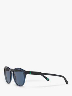 Ralph Lauren PH4172 Men's Oval Sunglasses - view 2, Blue