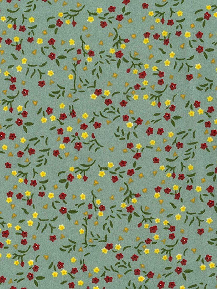 Oddies Textiles Layered Dotty Vines Print Fabric, Multi